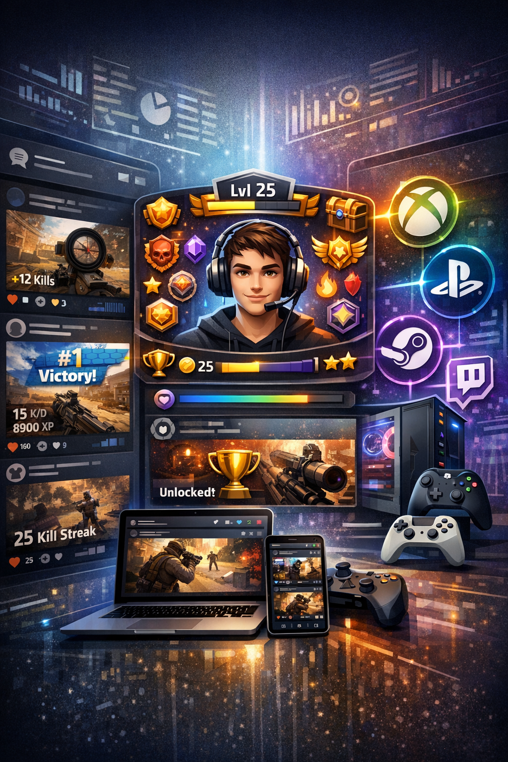 Fraggz App - Feed e Perfil